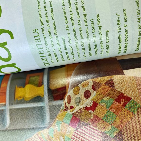 Quilt Sampler Magazine Spring/Summer 2010 Edition 10 Projects & Bonus Pincushion - Picture 7 of 9